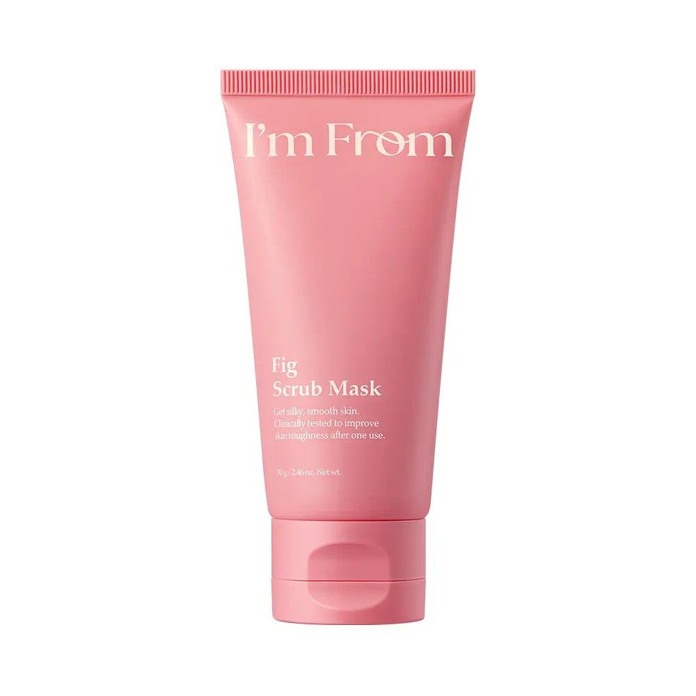 [I’m From] Fig Scrub Mask 70g – Exfoliating Sugar Scrub Mask with Fig Enzyme, Smooths Rough Texture, Gentle Black Sugar Polish, Hydrating & Easy-Rinse Formula _ Made in KOREA